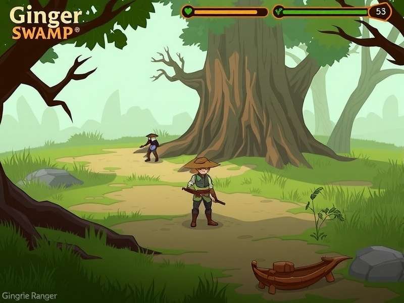 Ginger Swamp Ranger Exploration Gameplay
